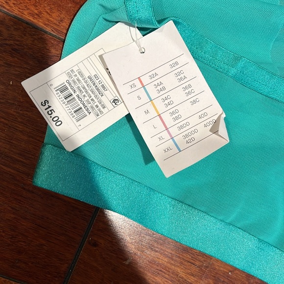 XXL Green Mesh Bra NWT - Picture 2 of 3